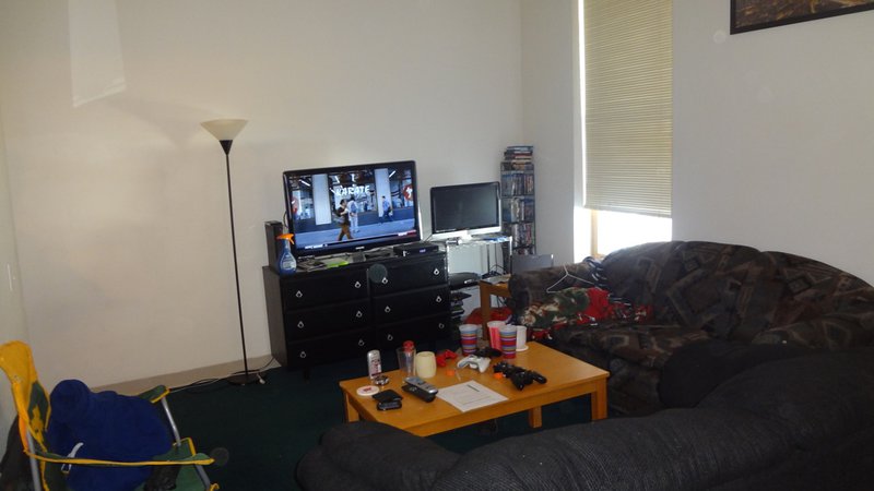 Living room of apartment