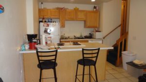 Kitchen with breakfast bar