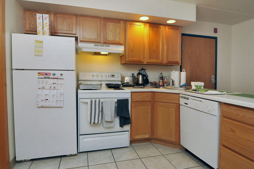 Extra large kitchen in 2 bedroom unit