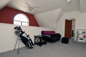 Bedroom loft in apartment