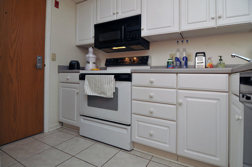Kitchen- white cabinets